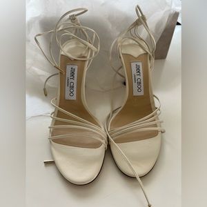 Jimmy Choo Anita 85 Latte Shoes